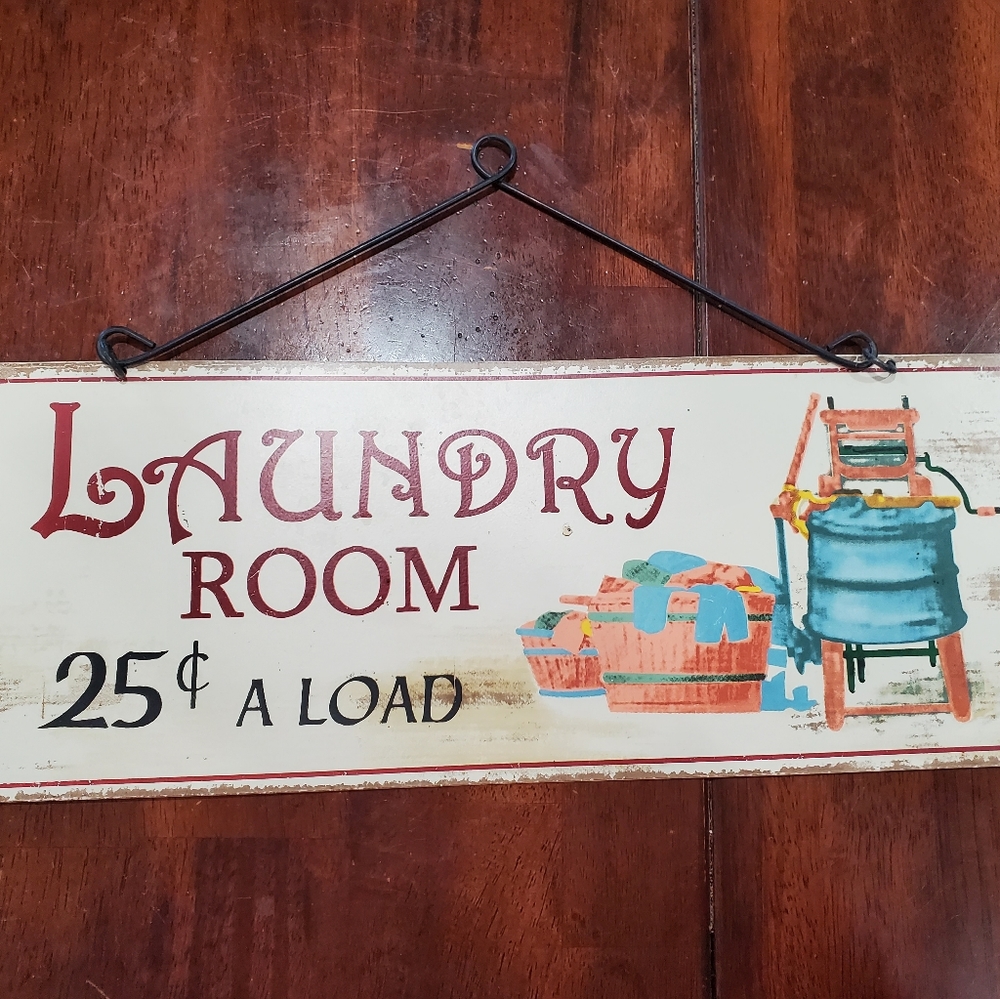 Laundry room wall decor